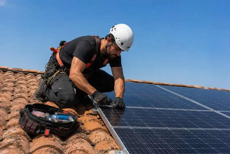 Maintenance et monitoring de panneaux solaires à Puilboreau